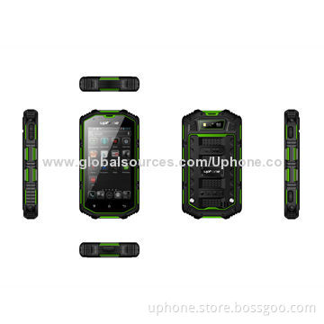 Dual SIM 3G Waterproof Smart Mobile Phones with Toughened Glass